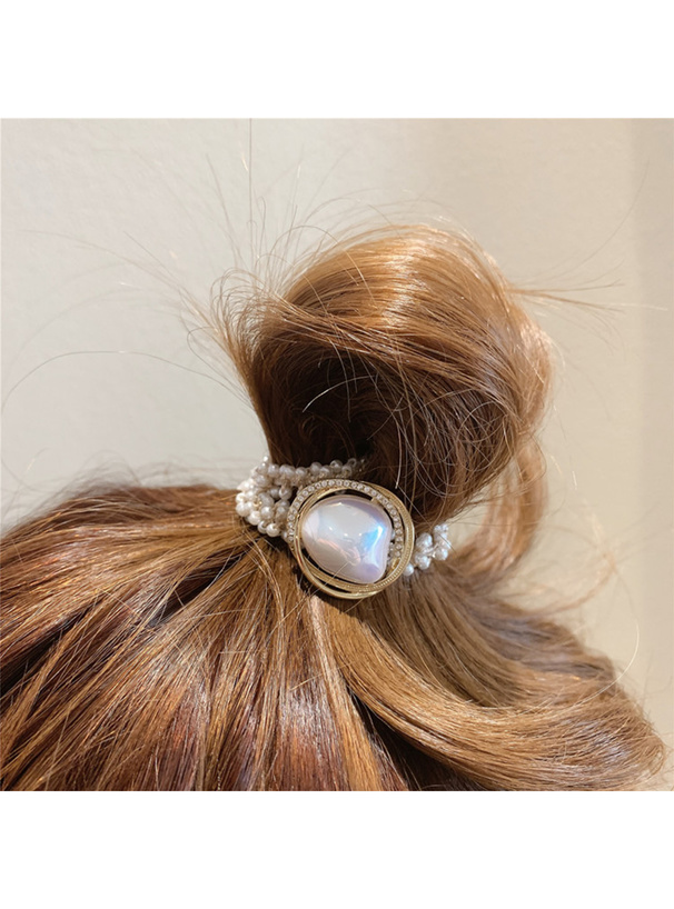 パールビジューヘアゴム