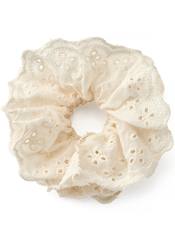 コットンレースシュシュ