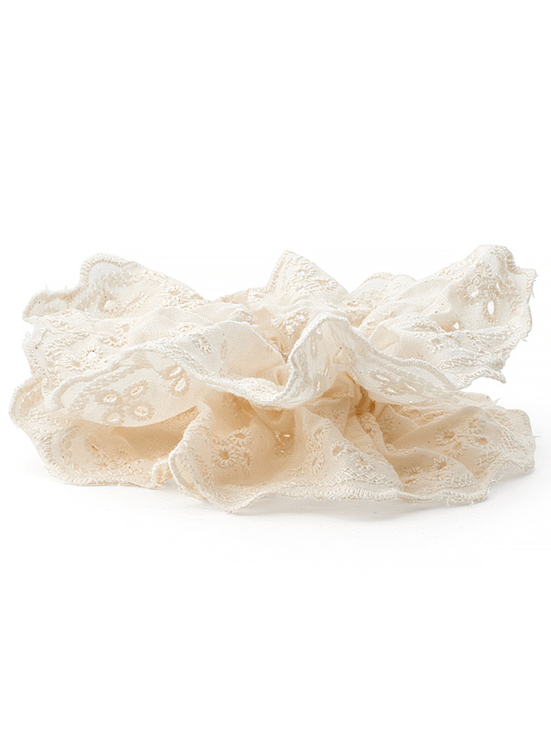 コットンレースシュシュ