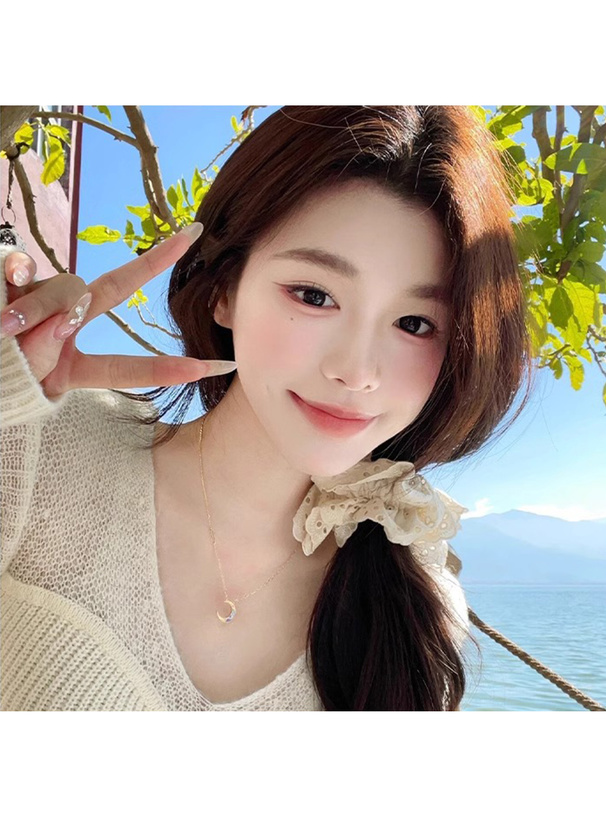 コットンレースシュシュ