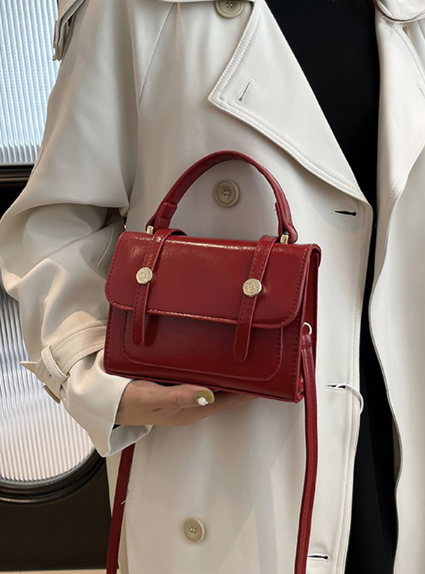 2Wayワンハンドルフラップミニショルダーバッグ