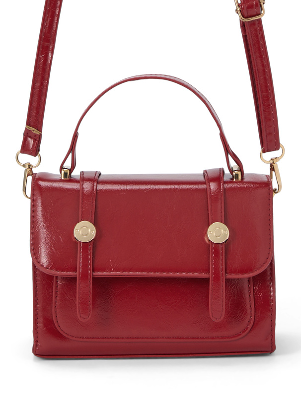 2Wayワンハンドルフラップミニショルダーバッグ