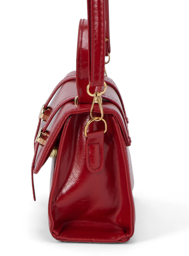 2Wayワンハンドルフラップミニショルダーバッグ