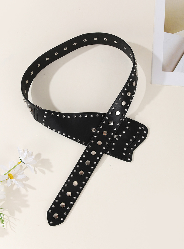 スタッズウエストマークベルト