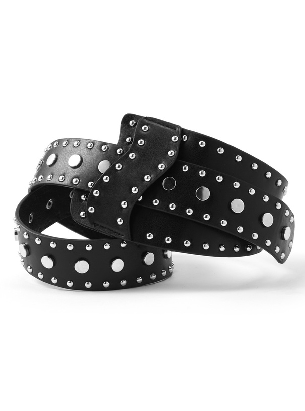 スタッズウエストマークベルト