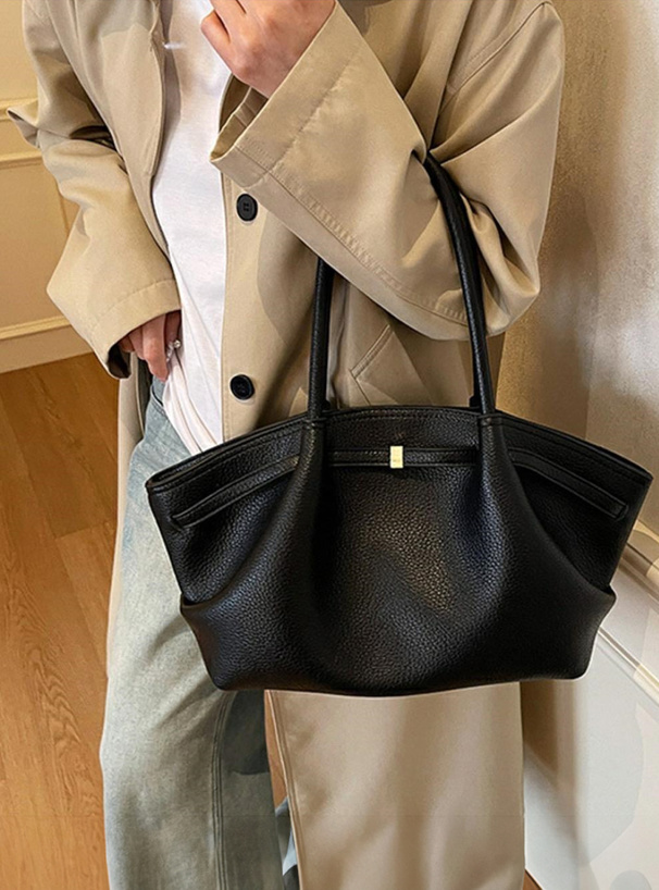 トートバッグ A4サイズ対応／2WAY】シュリンク合皮トートバッグ（トートバッグ