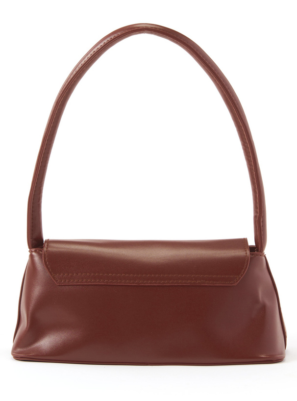 スクエアフラップワンハンドルバッグ