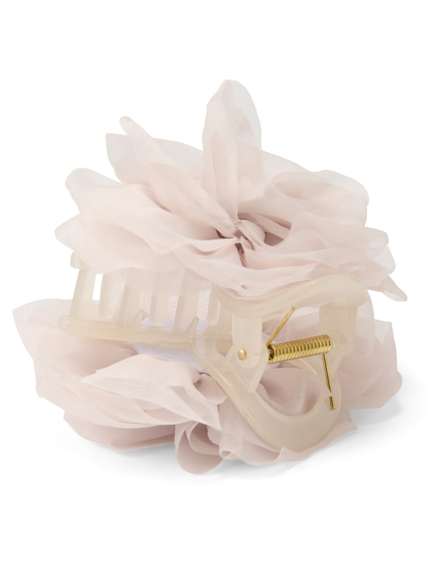 ローズモチーフシフォンヘアクリップ
