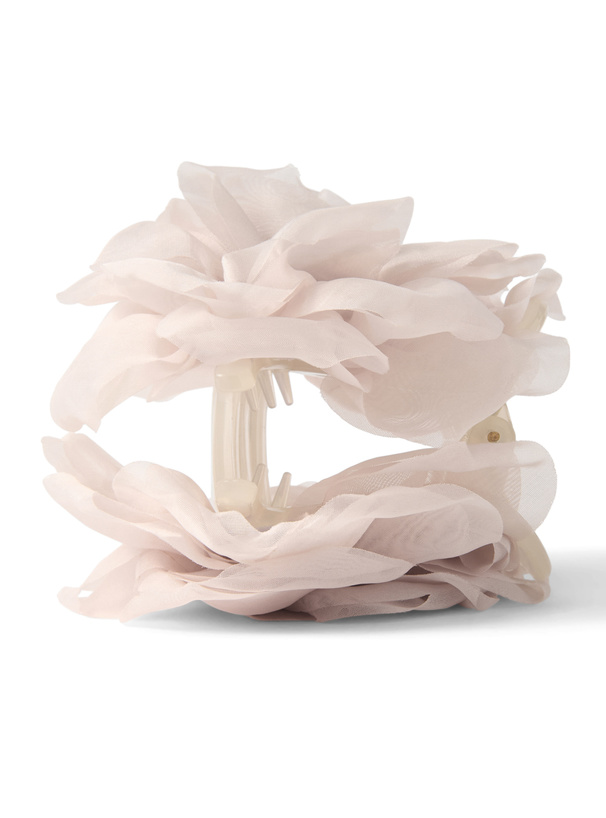 ローズモチーフシフォンヘアクリップ