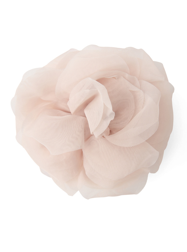 ローズモチーフシフォンヘアクリップ