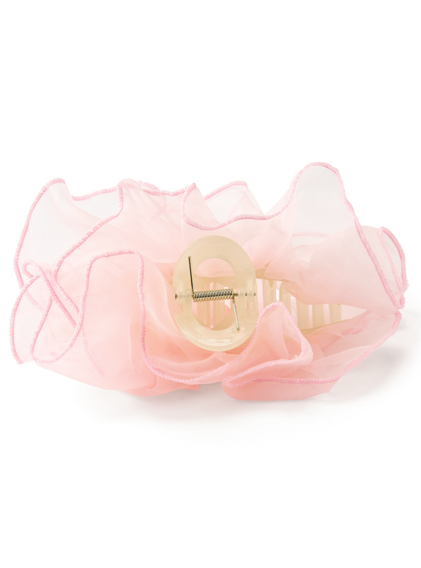 オーガンジーヘアクリップ