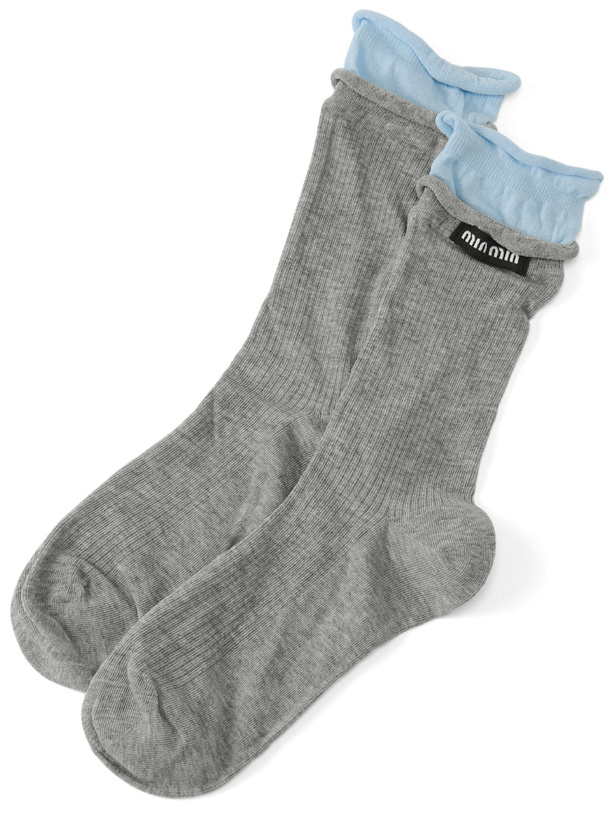 ロゴ配色リブソックス