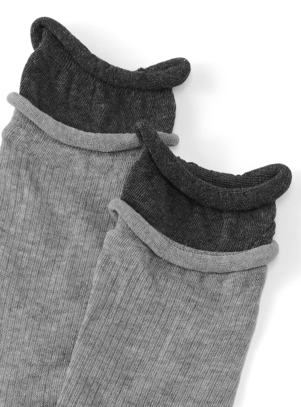 配色リブソックス