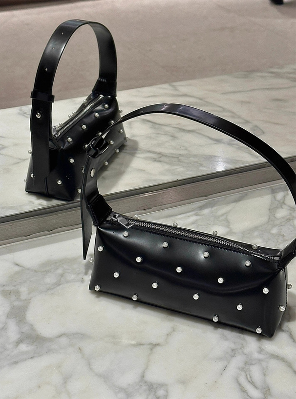 パールスクエアハンドバッグ