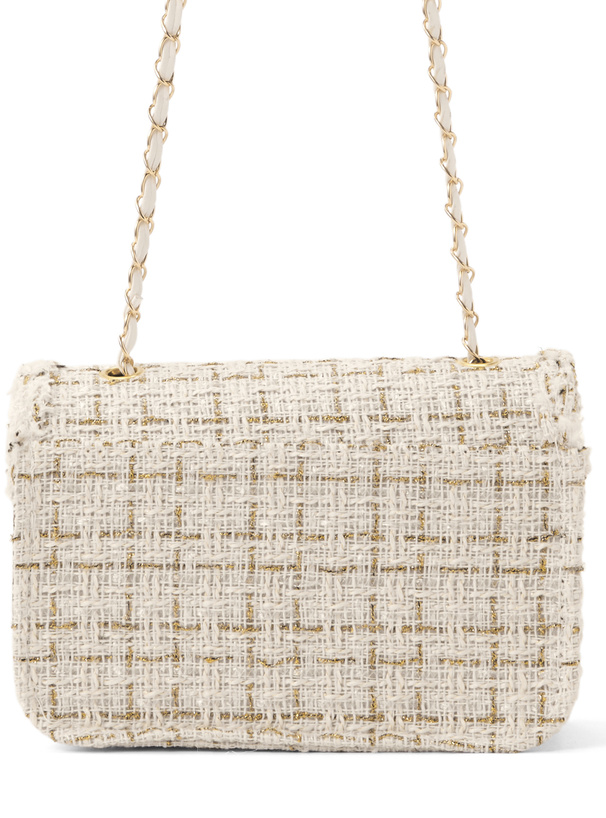 ツイードチェーンショルダーバッグ