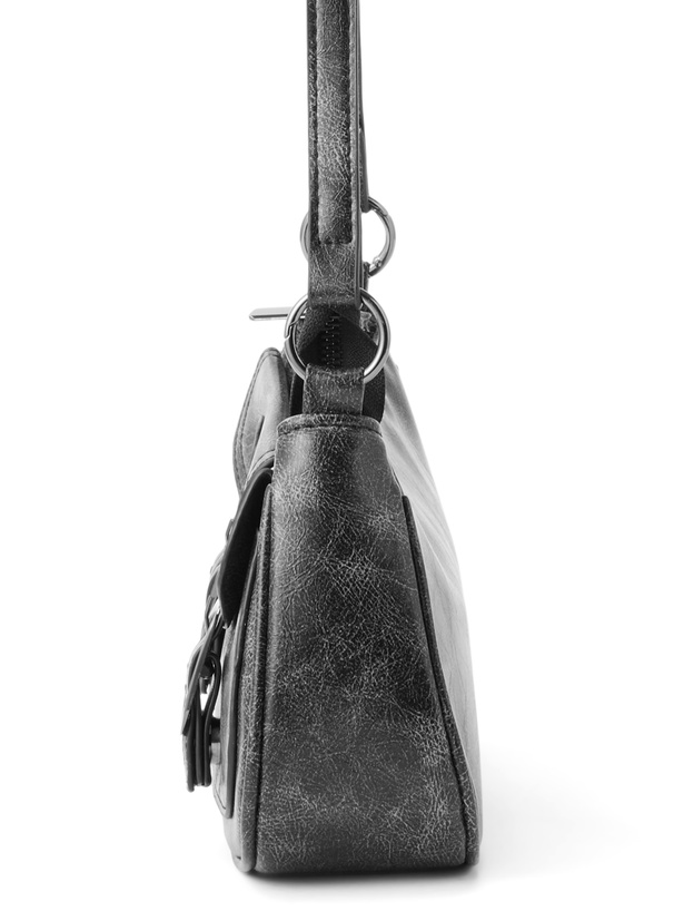 ポケットレザーショルダーバッグ