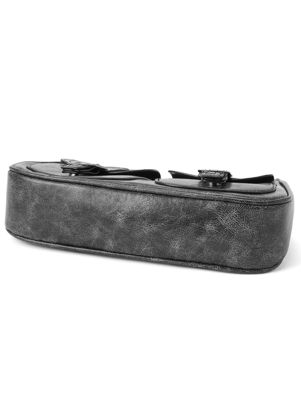 ポケットレザーショルダーバッグ