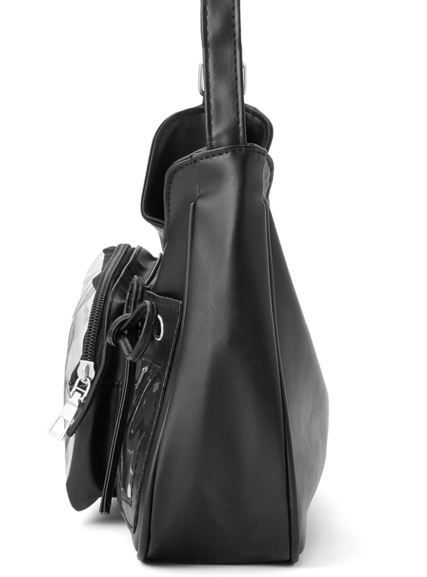 クリアポケットショルダーバッグ