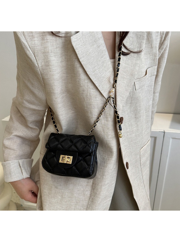 キルティングチェーンミニショルダーバッグ