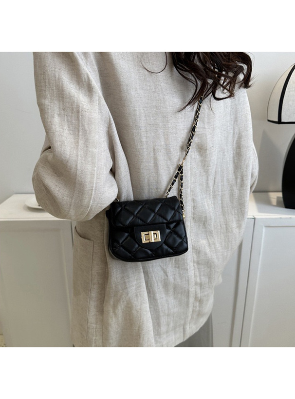 キルティングチェーンミニショルダーバッグ