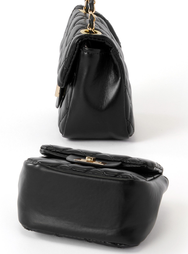 キルティングチェーンミニショルダーバッグ