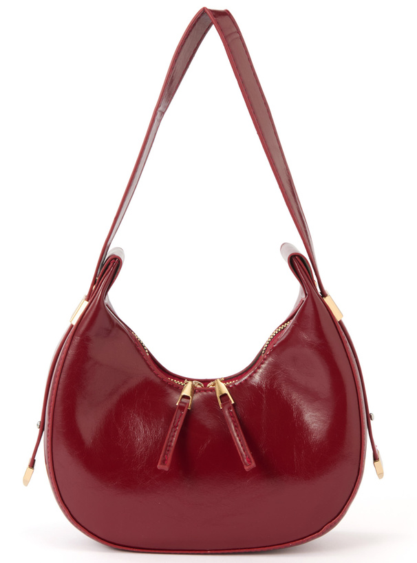 ハーフムーンレザーバッグ