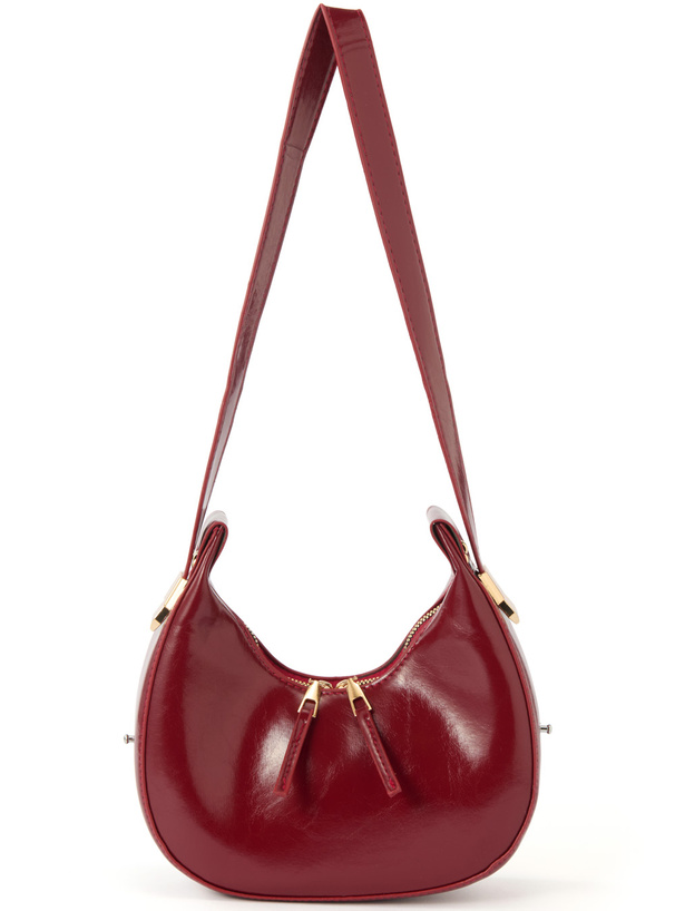 ハーフムーンレザーバッグ