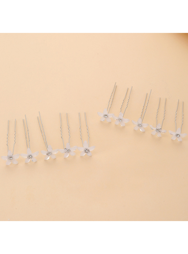 フラワーヘアピン10点セット