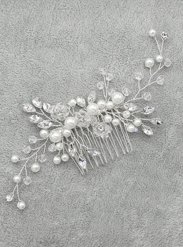 ビジューパールヘアコーム