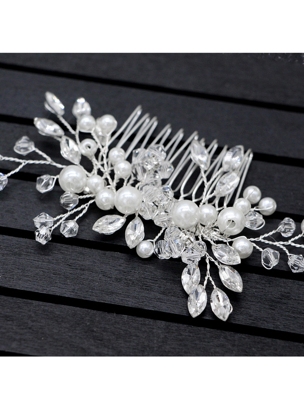 ビジューパールヘアコーム