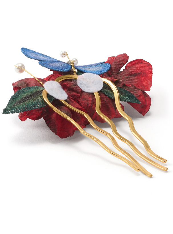 フラワーパールヘアコーム