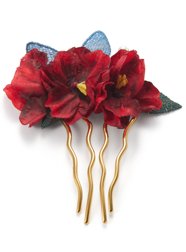 フラワーパールヘアコーム