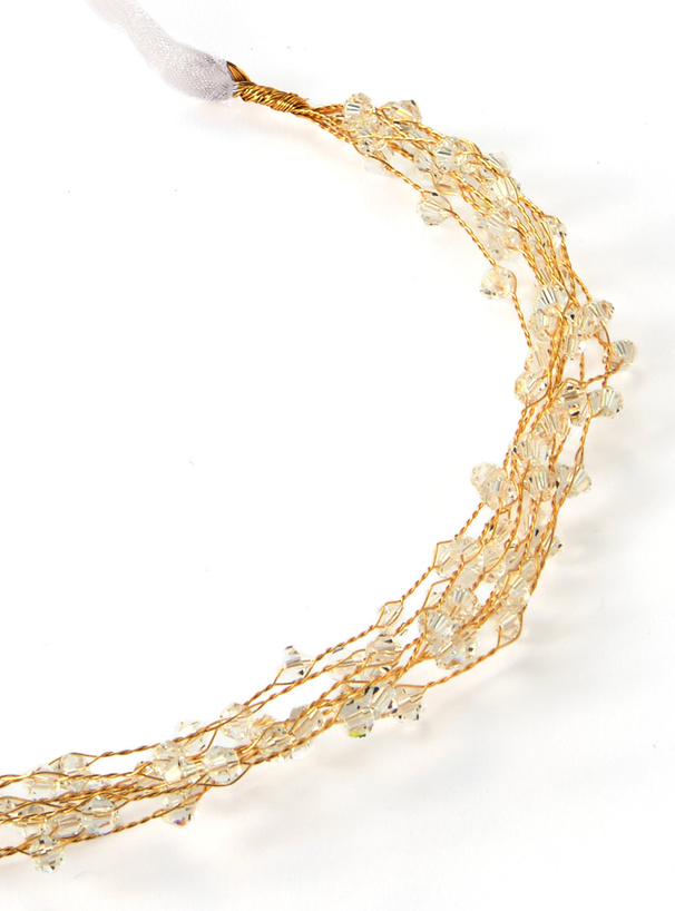 クリアビーズヘッドドレス