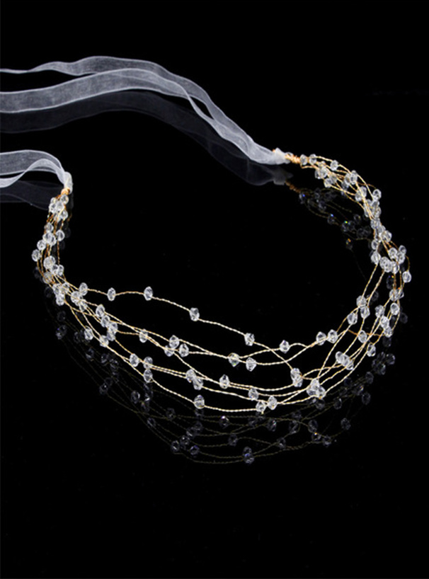 クリアビーズヘッドドレス