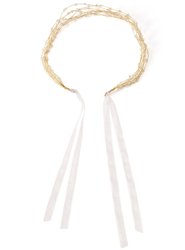 クリアビーズヘッドドレス