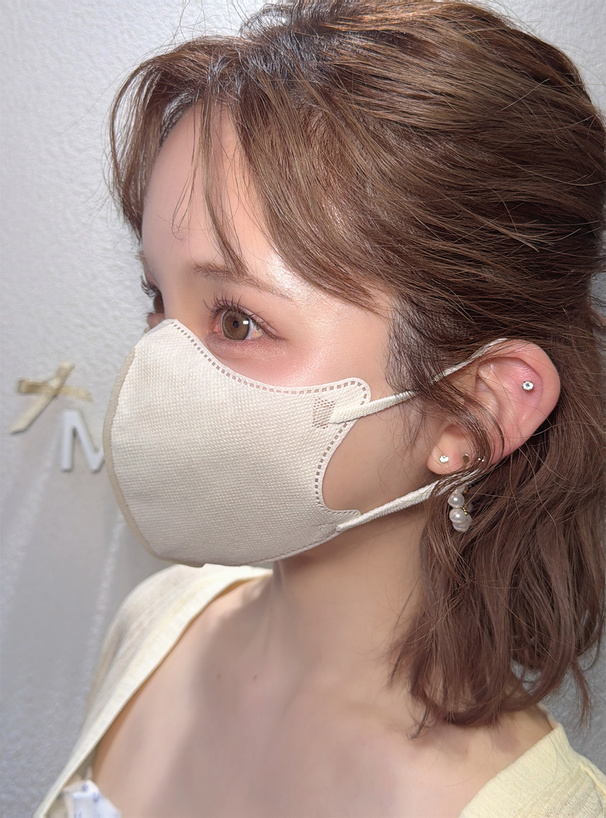 2DフィットUVカット小顔マスク 普通サイズ 30枚セット