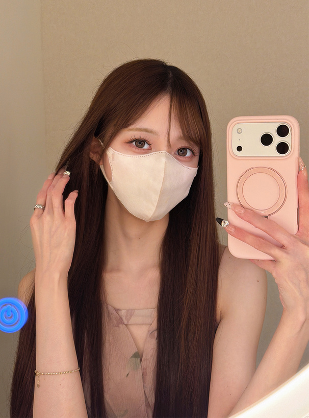ひめか着用2DフィットUVカット小顔マスク スリムサイズ 30枚セット