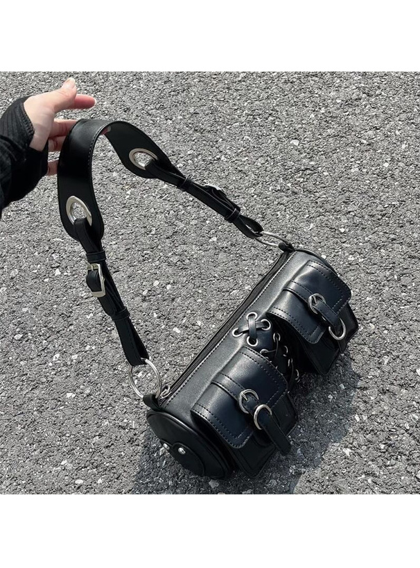 2Wayダブルポケットレースアップバッグ