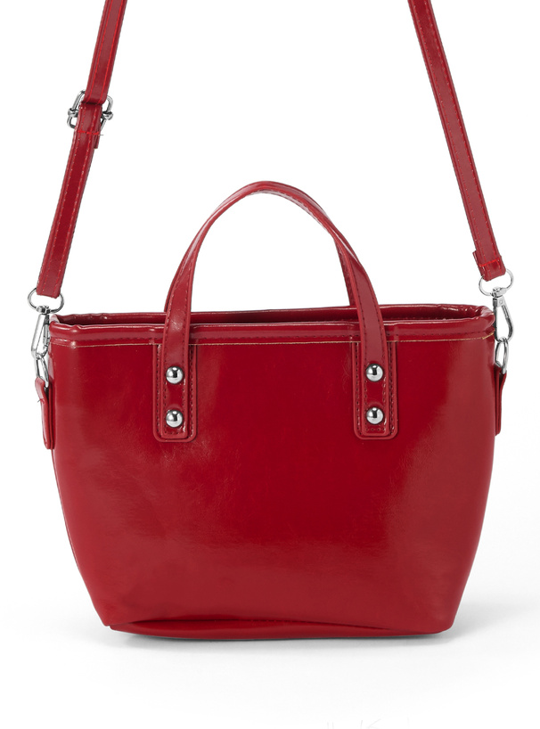 2Wayチャーム付きレザーミニバッグ