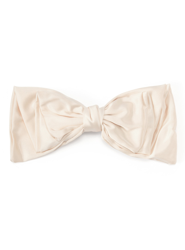 サテンビッグリボンバレッタ