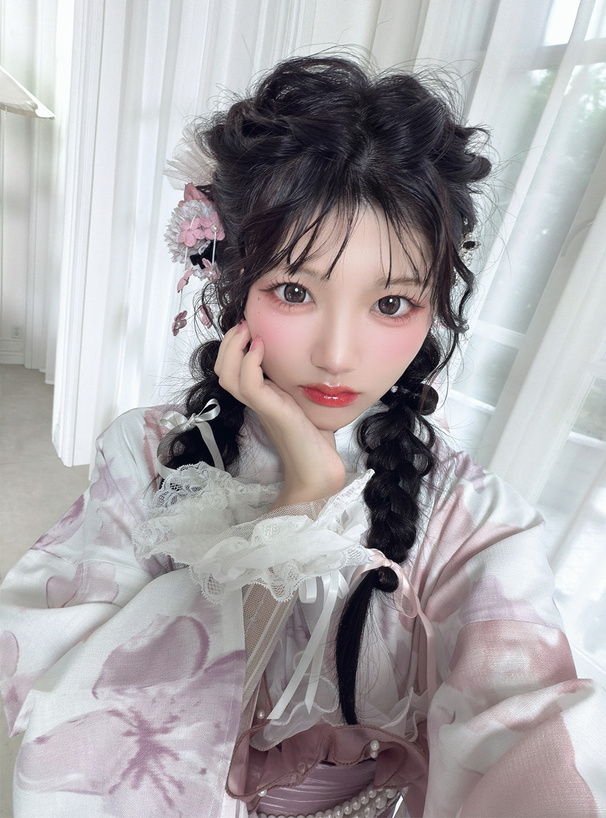 フラワーコサージュヘアクリップ