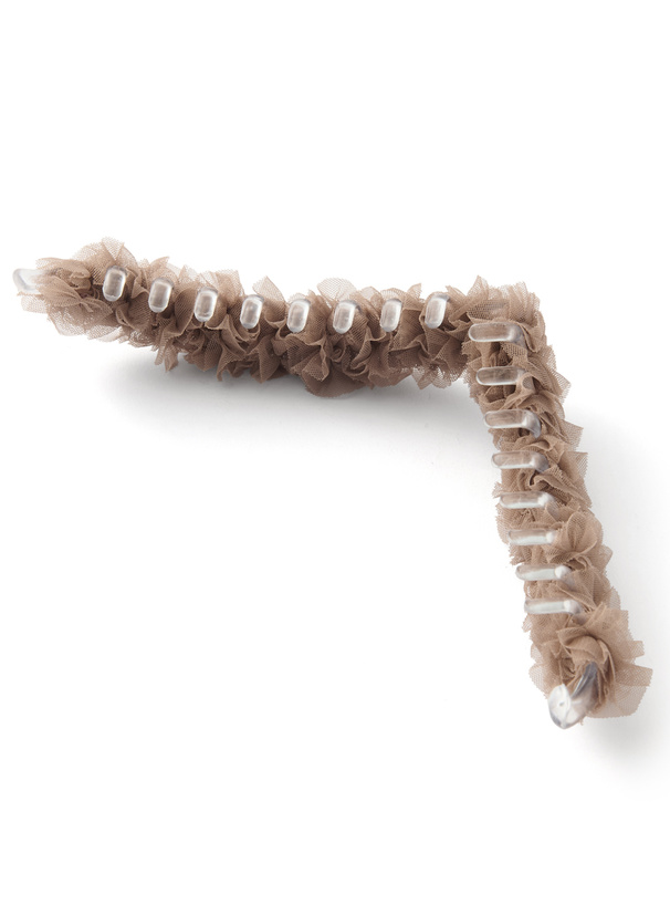 チュールフリルヘアクリップ