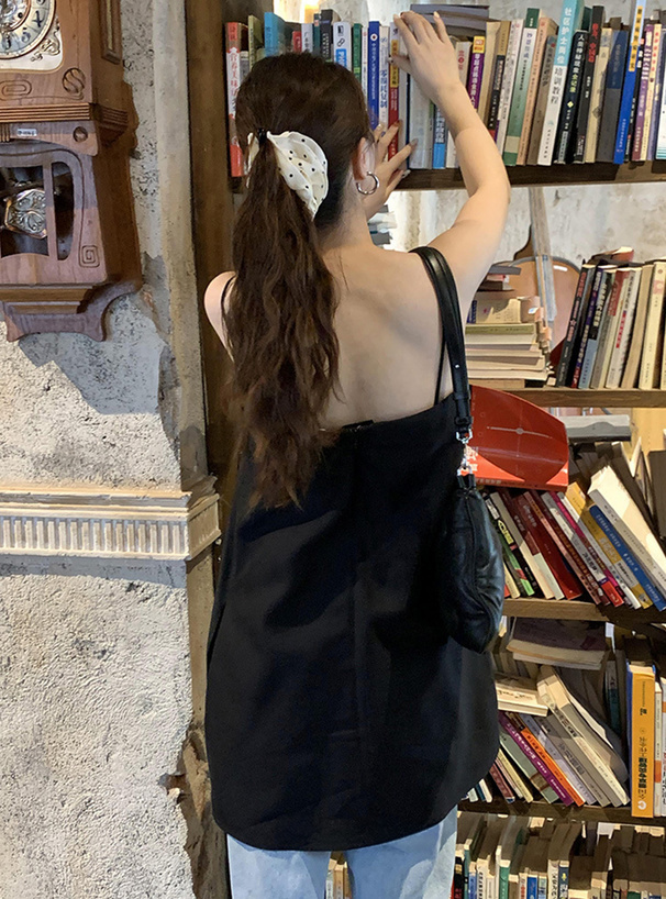ドット柄フリルヘアクリップ