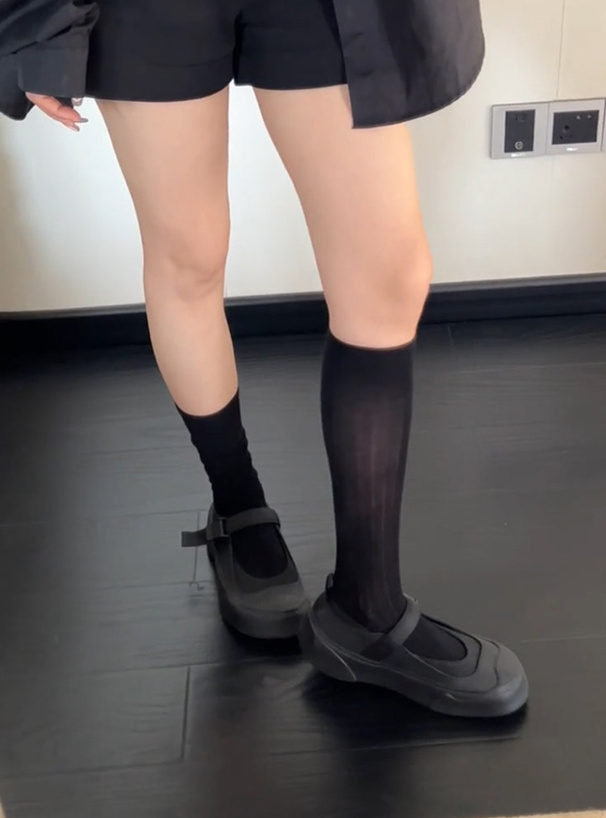 シアーリブハイソックス