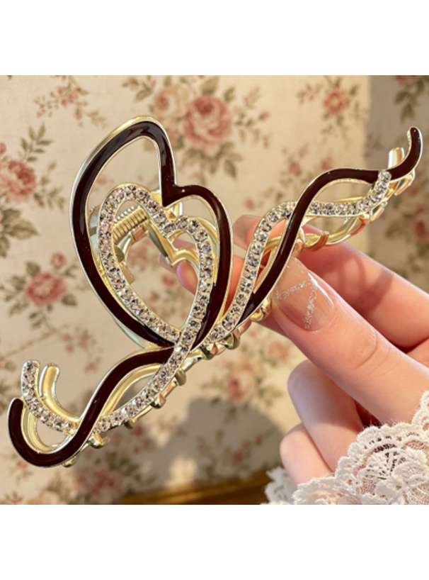 ビジューバタフライヘアクリップ
