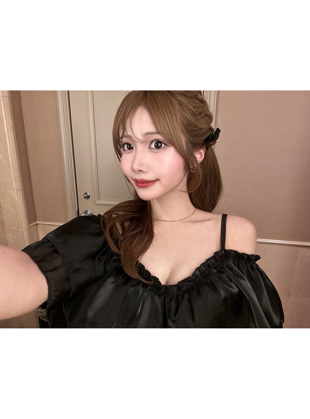 オーガンジーフリルオフショルダーカットアウトレース水着