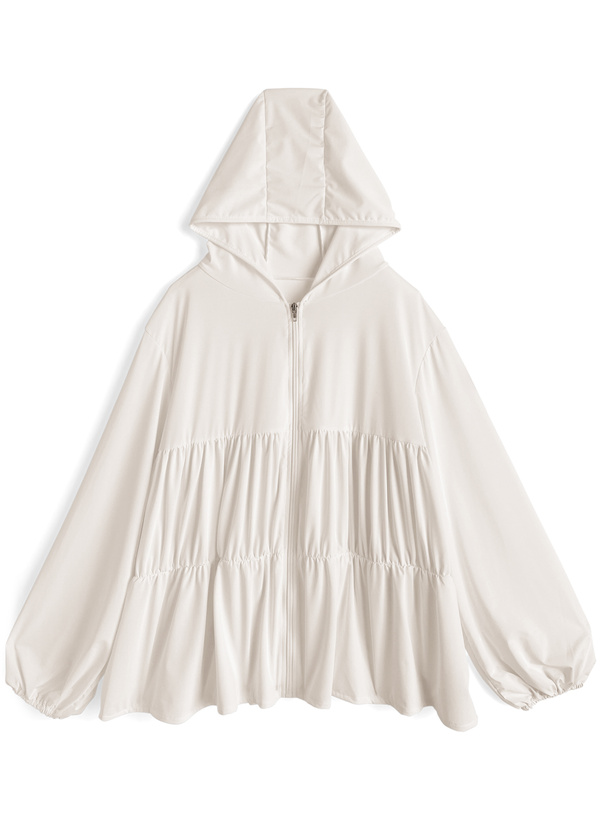 フレアラッシュガードパーカー