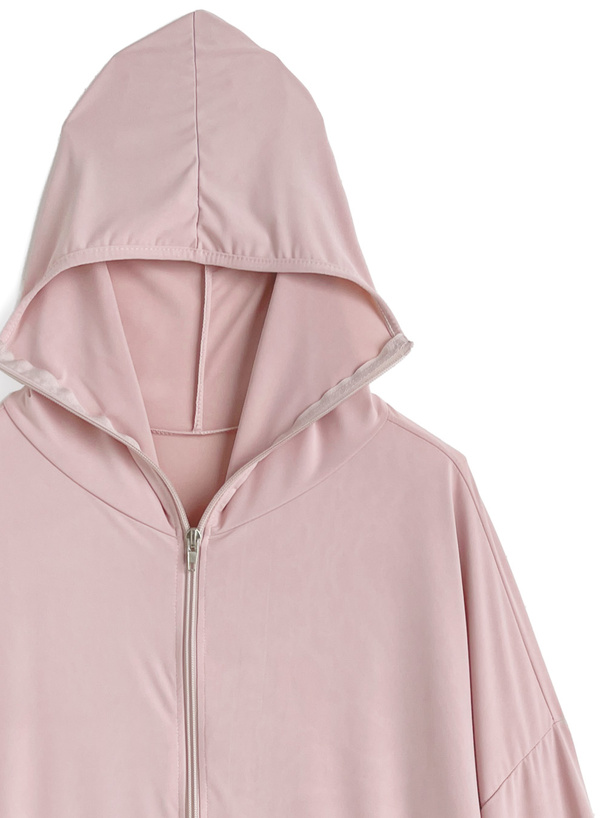 サムホール付きラッシュガードパーカー