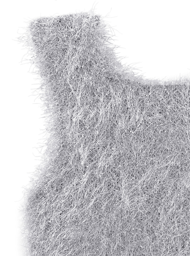 ラメシャギーニットベスト