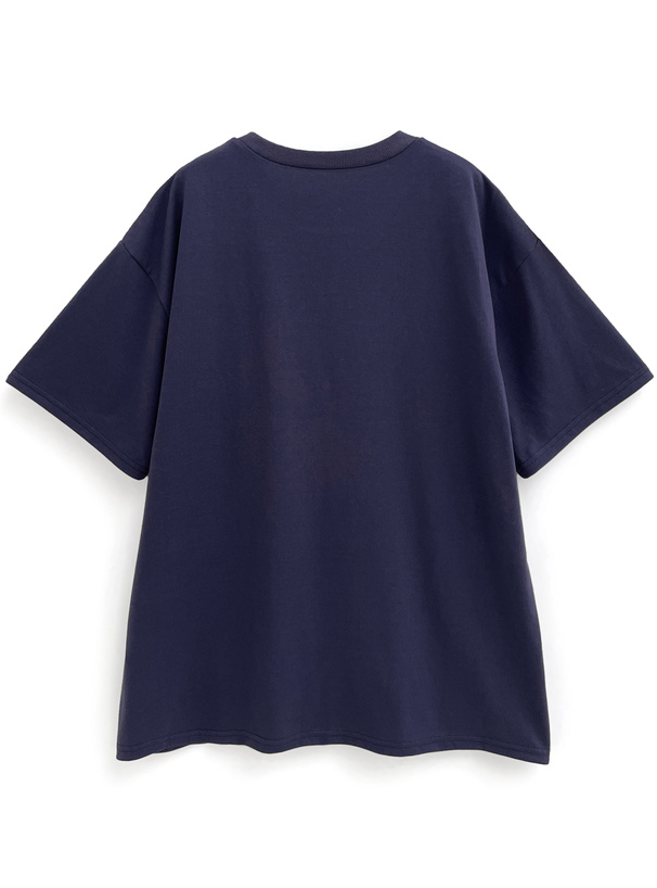 レースロゴプリントロングTシャツ